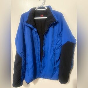 The North Face Men's Blue and Black Performance Jacket